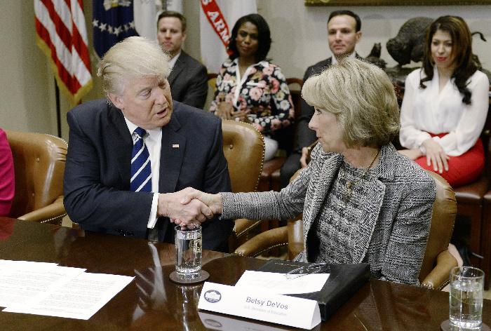 Betsy+Devos+was+announced+as+the+U.S.+Secretary+of+Education+despite+having+no+experience+in+public+education.