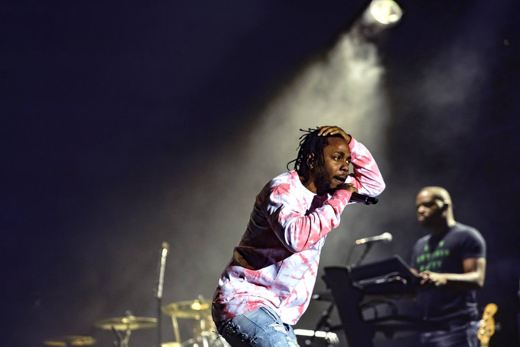Kendrick Lamar performs at the Austin City Limits Music Festival on Oct. 8, 2016 in Austin, Texas. (Imago/Zuma Press/TNS)