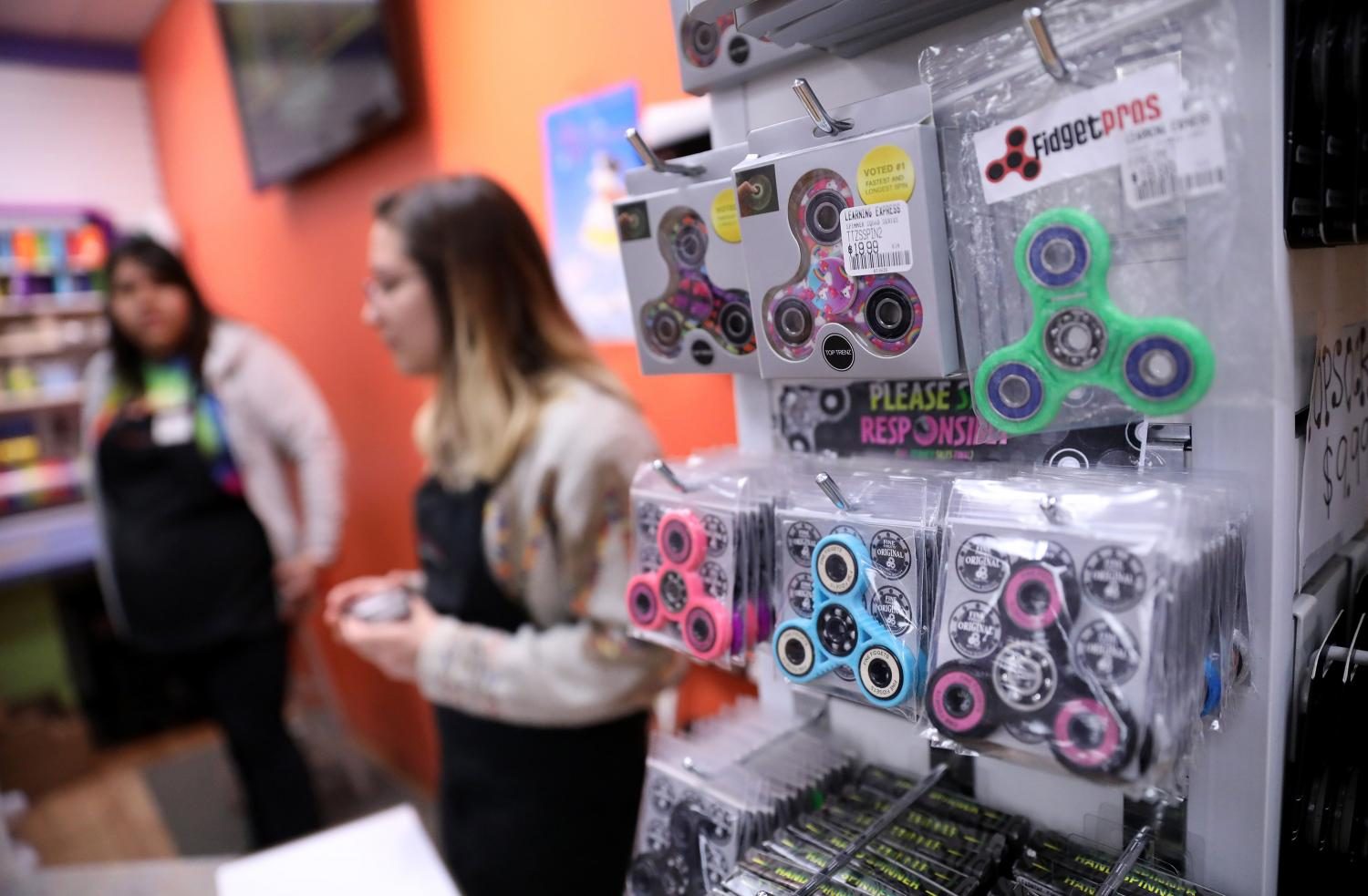 Fidget spinners can gained a momentum of popularity.