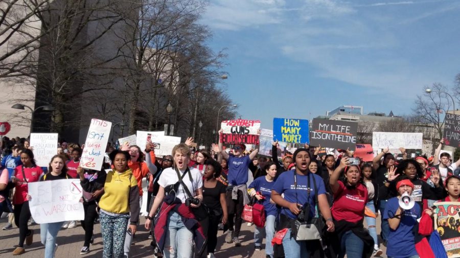 ‘Kids don’t feel safe at school’: The walkout for gun control