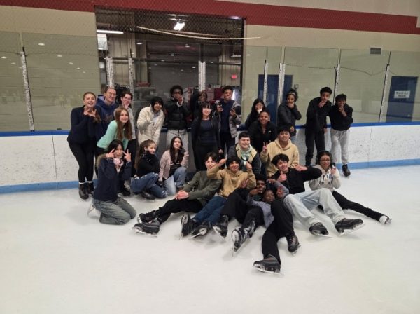 Freshmen Hit the Ice: Slips, Laughs, and First Memories Made